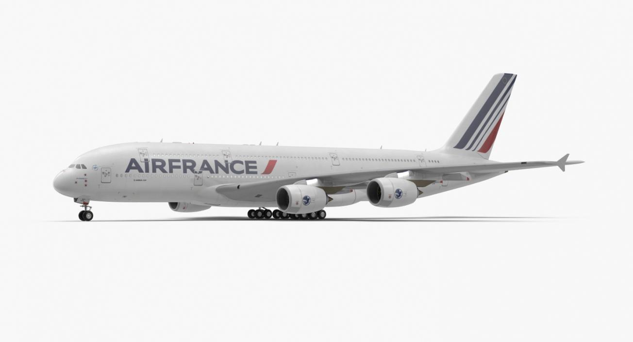 Airbus A380-1000 Air France 3D